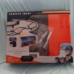 Sharper Image FPV Streaming Drone w/VR Headset 1st Person Viewing NIB RP $169.99